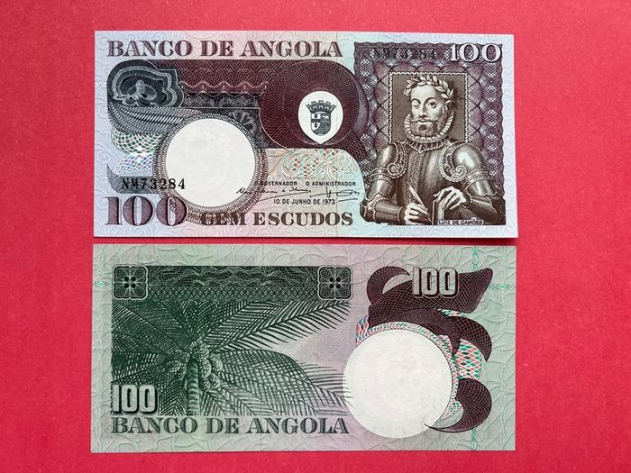 Angola  100 Escudos  1973.  . ( uncirculated )