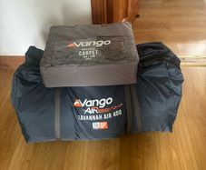 Brand new Vango savannah air 400 and Vango tent carpet
