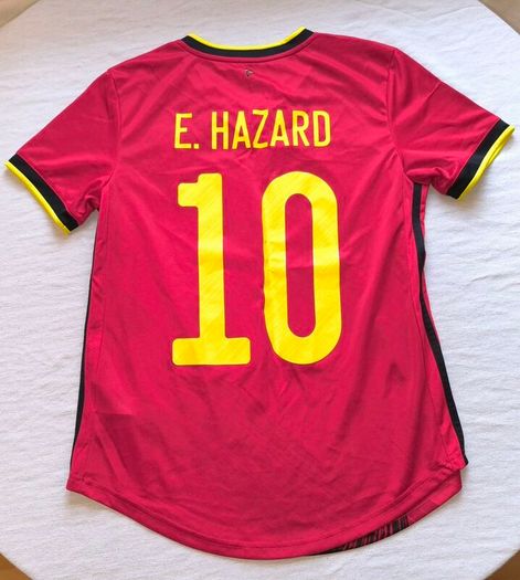 2020/21 Belgium Adidas Home Jersey E.Hazard #10 Size Age 12/14 Years (X's)