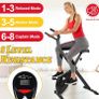 Folding Exercise Bike, Indoor Cycling Stationary Bike | Fitness Bike, 8-Level Resistance, Training Machine with LCD Display, 265 LBS Max Load for Home Indoor Cycling Workouts Image 3