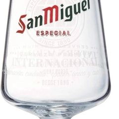 san miguel especial pint glass