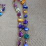 Murano Multicolour Beads. Multicoloured. 22" length. Image 5