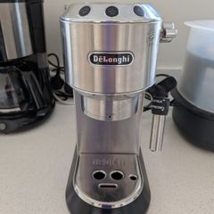 DELONGHI Dedica Silver Coffee Machine