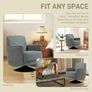 Upholstered Swivel Accent Chair Image 6
