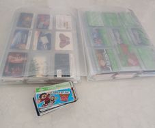 760 call cards in two folders