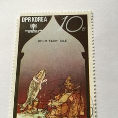 Democratic Peoples Republic of Korea stamp- Irish  Fairy Tale