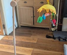 Mobile stand, music box and 3 mobiles