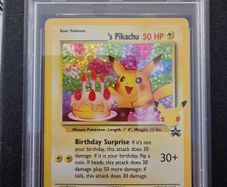 pokemon birthday pikachu promo psa 9 celebrations