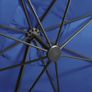 Cantilever Umbrella with Pole and LED Lights Azure Blue 300 cm Image 2