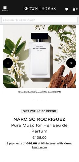NARCISO Rodriguez Pure Musc 100ml parfum for her