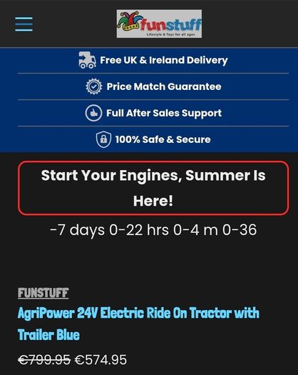 Ride on Tractor/Trailer