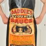 Apron  Rare 1960s Vintage Daddies Favourite Sauce  Collectible Image 5