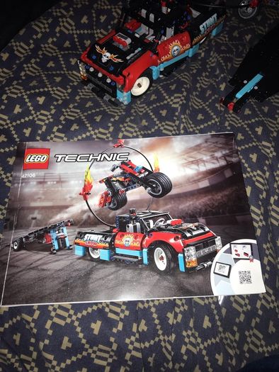 Lego Technic Set : Truck and bike technic set w box