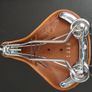 Heritage Sprung Premium Leather Saddle 270Mm 210Mm - Honey Image 5