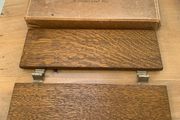 Vintage oak tie press