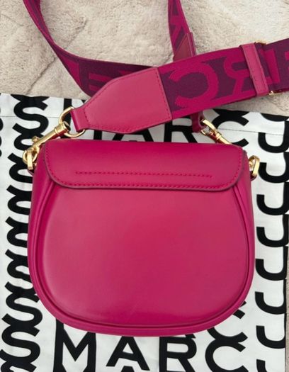 Marc Jacobs pink saddle bag