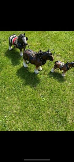 3 horse set
