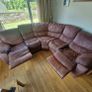 Large Reclining Corner Couch for Sale Image 2