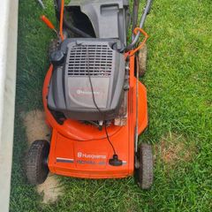petrol lawn mower