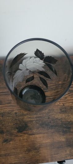 Antique glass vase