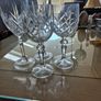 Wine glasses 2 Crystal Darques and 2 Galway glasses Image 5