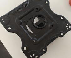 Adjustable TV wall bracket