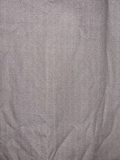 Grey herringbone curtains 45 x 52 (per curtain)