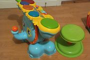 VTech Safari Sounds Drums musical activity toy with matching stool