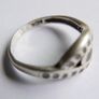 Vintage 925 Sterling Silver Ring with Stone Detailing size K - 1,8g Image 6