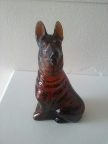 Vintage Avon German Shepherd Aftershave Bottle
