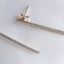 Vintage Sterling Silver 925 Drop Earrings Image 2