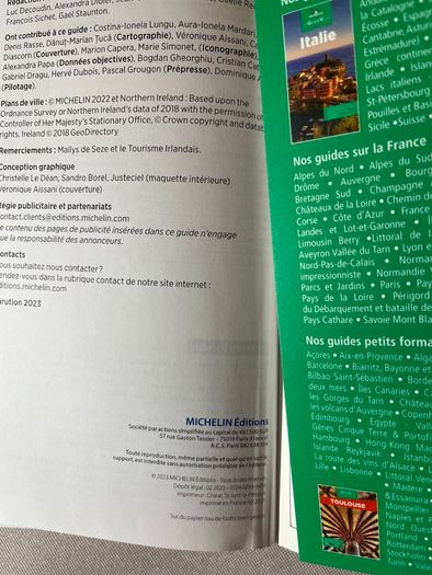 Travel Guide | Michelin le guide vert Ireland 2023 French
