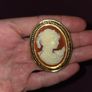 Vintage Cameo Brooch Image 2