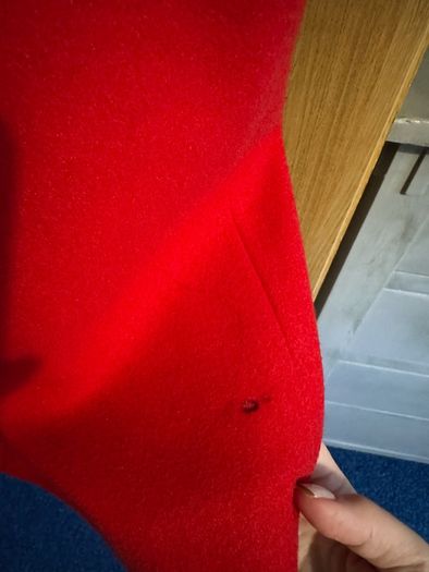 trench coat red primark uk16