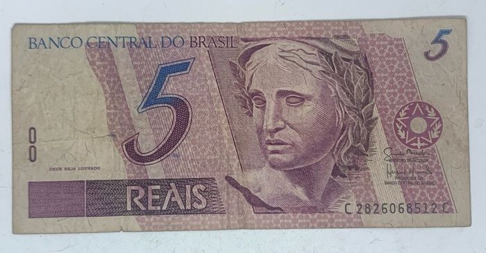 Brasil 5 Reais Bank Note