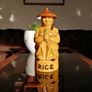 1970s Glossy Kitsch Ceramic Rice Container Price and Kensington England Image 2