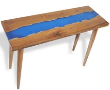 Console Table Teak Resin 100x35x75 cm