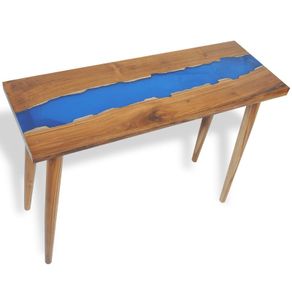 Console Table Teak Resin 100x35x75 cm