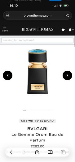 BVLGARI le gemme orom perfume