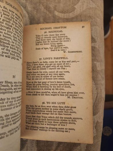 The Golden Treasury. By F.t. Palgrave. Rare 1861 Hardback In Good Condition.  See Photos For Same.