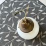 Milk Glass Hanging Lamp Image 3
