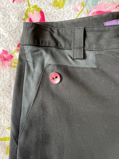 Black trousers, size 36 (UK8)