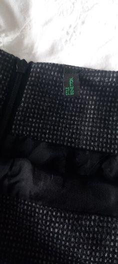 Benetton knee length charcoal skirt