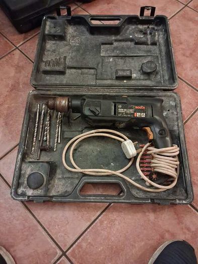 DIY Drill Bundle - Bosch Professional + Heavy Duty Rotary Hammer (Both with Cases)