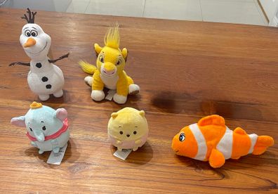 Disney Soft Plush Toys - 5 small plushies