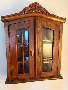Vintage Wall Display Cabinet
