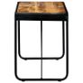 Dining Table 118x60x76 cm Solid Rough Mango Wood Image 4
