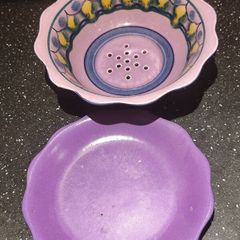 Vintage Dutch Gouda Ceramic Berry Bowl