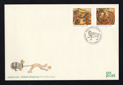2023 Ireland The Book of Kells Commemorative Stamps An Post First Day Cover (FDC)