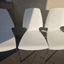 6 IKEA Vilmar stackable chairs - white Image 2